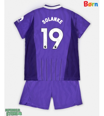 Tottenham Hotspur Dominic Solanke #19 Replika Babytøj Tredje sæt Børn 2026-27 Kortærmet (+ Korte bukser)